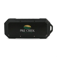 Waterproof speaker with built-in magnets, delivers clear sound while making...