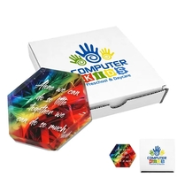 Hexagon Arcylic in Full Color Box... from ASI 30208 A P Specialties / AP...