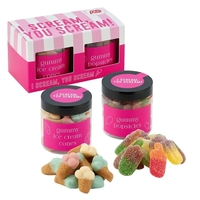I Scream, You Scream Jar Set includes Gummy Ice Cream Cones... from ASI 71685...