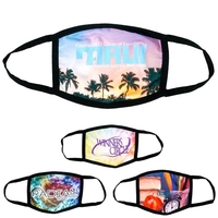 TWO-TONED FULL COLOR FABRIC FACE MASK... from ASI 30208 A P Specialties / AP...