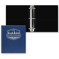 2 1/2" Round three ring binder made of executive vinyl with... from ASI 54040...