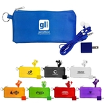 LARGE STRETCHY WALL & EAR BUD SET