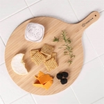 Bamboo Pizza Peel Charcuterie Board
