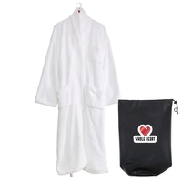 A robe crafted with the finest coral velvet, providing unparalleled...