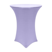 Non-Printed 48Ó Round Spandex Stretch Table Cover