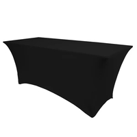 Non-Printed 6' Spandex Stretch Table Cover