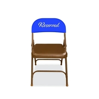 Custom Chair Back Covers, Folding and Banquet Chairs, Custom Sizes...