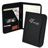 Polycanvas padfolio with interior organizer and a clear pocket for ID... from...