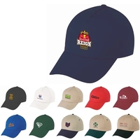 Low Crown (Constructed) 5 Panel Cotton Twill Cap