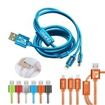 The Virgo 3 in 1 Charging Cable Android, iPhone, Type C adap