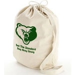 12 oz. Small Cotton Canvas Drawstring Gym & Sports Backpack