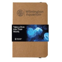 Mini natural recycled cover, 3.5 x 5.5. Features Blind Deboss, Full-Color......