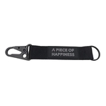 Nylon Strap Short Lanyard with Hook and Keyring
