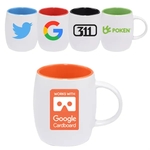 14 oz Vero Mug - Silk White Out/Gloss In