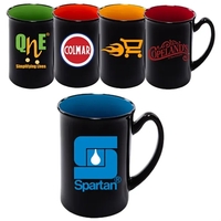 16 oz Marco 2-tone. Black Mug... from ASI 46573 Cooper & Clement Inc