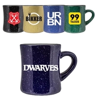 10 oz. colored stoneware speckled diner mug... from ASI 46573 Cooper &...