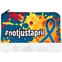 LARGE FAUX FELT POUCH