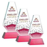 Kingsley VividPrint™ Award on Newhaven Base - Red