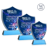 Scudo Shield VividPrint™ Award on Newhaven - Sky Blue... from ASI 84592 St...