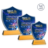 Scudo Shield VividPrint™ Award on Newhaven - Amber