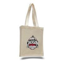 12 oz. cotton canvas book bag with web handles and bottom... from ASI 39820...