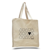 12 oz. cotton canvas book bag with web handles and bottom... from ASI 39820...