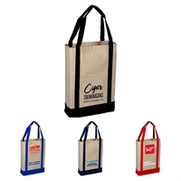 10oz.Cotton Canvas Reusable Tote Bag w/ Handles for Grocery