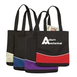 600D Polyester Reusable Tote Bag w/ Handles for Outdoors