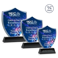 Scudo Shield VividPrint™ Award on Newhaven - Black