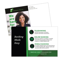 4" x 6" postcard with full color digital printing front and... from ASI 45795...