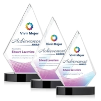 The Starfire Crystal Sarasota VividPrint™ Award is a magnificent diamond......