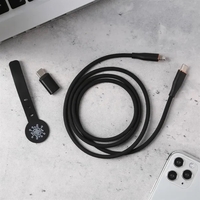 Shapetech Silicord: Versatile 3ft USB-C to lightning cable with USB-C...