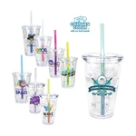 16 oz. Victory Acrylic Tumbler With Mood™ Straw, Full Colo