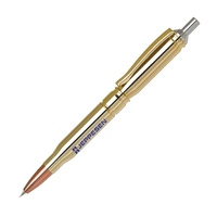 Bullet shaped pencil with polished gold finish... from ASI 90859 Tempo...