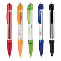 Pen with retractable pull-out banner on the side.... from ASI 90859 Tempo...