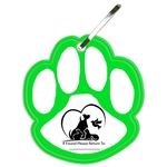 Paw Print Reflective Zipper Pull