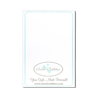 Custom printed non-adhesive memo pad. 50 sheets per pad, 4" x... from ASI...