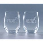 11.25 oz. Viognier/Chardonnay Stemless Wine Glass Set of 2