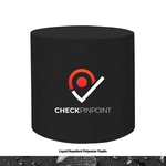 Liquid Repellent 30" Round Barrel Table Cover, Fitted
