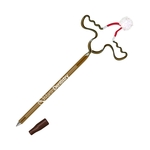 Premium Inkbend Standard Pens - Moose w/ Santa Hat