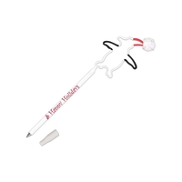 Premium Inkbend Standard Pens - Penguin w/ Santa Hat