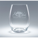 15.25 oz Elite White Wine Stemless Glass