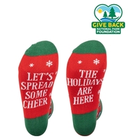 ACE Let's Spread Some Cheer, The Holidays Are Here Socks