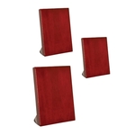 7.25" x 9.25" Rosewood Piano Finish Standing Plaque