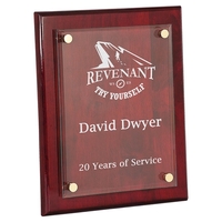 Piano Finish Floating Glass Plaque... from ASI 92531 Unique Custom Products /...