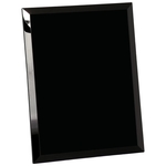 8" x 10" Black Glass Mirror Plaque