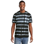 Port & Co Allover Stripe Tie-Dye Tee