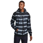 Port & Co Allover Stripe Tie-Dye Fleece
