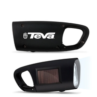 Solar charged silicone flashlight with carabiner.... from ASI 34040 Alexander...