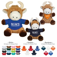 6" bull stuffed animal... from ASI 61125 Hit Promotional Products / Hit®